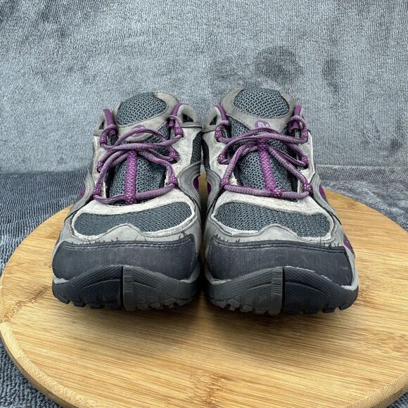 Merrell Hiking Shoes Womens Size 10.5 Gray Purple Trail Air Cushion Mesh J24362 - Picture 2 of 9